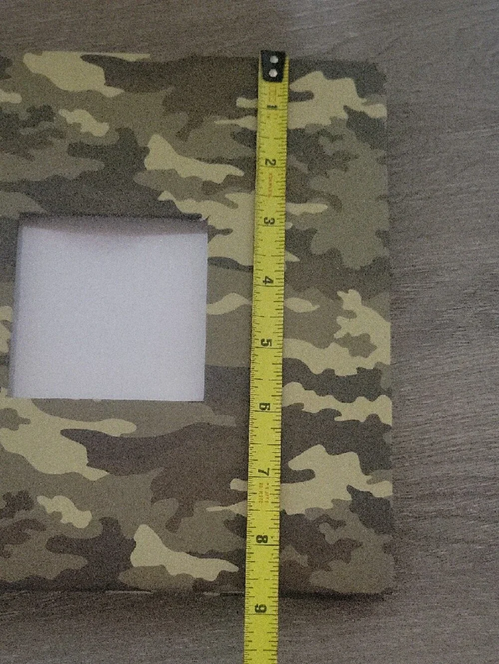 Camo Pattern Square Photo Album - Green & Tan